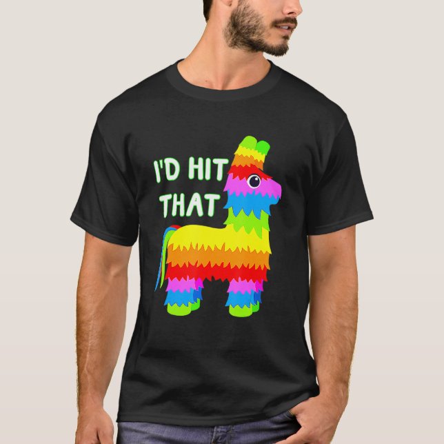 T-shirt Costume Cinco De Mayo Idées Je frappais que Pinata (Devant)