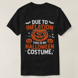 T-shirt Costume Citrouille d'inflation Tee