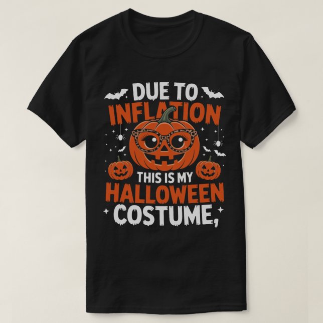 T-shirt Costume Citrouille d'inflation Tee (Design devant)