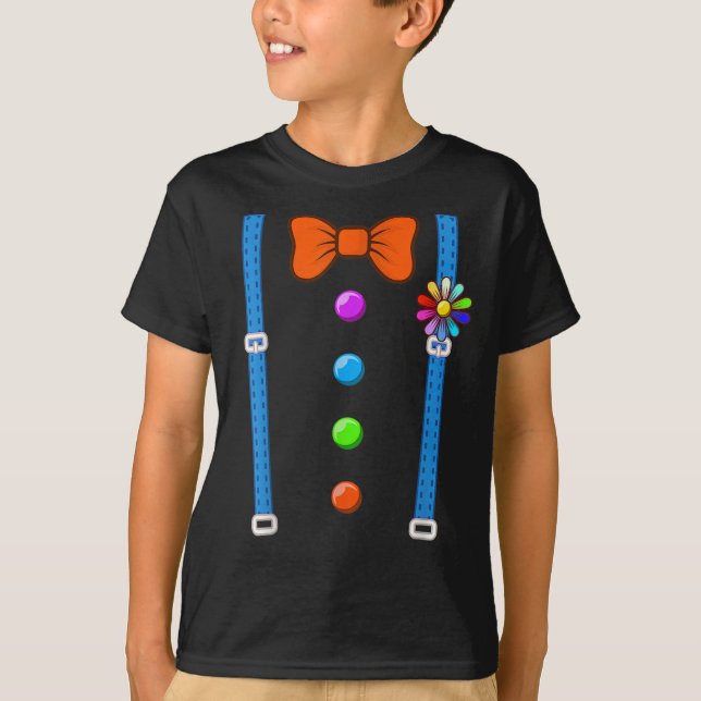 T-shirt Costume clown drôle Cirque Halloween Costumes CADE (Devant)