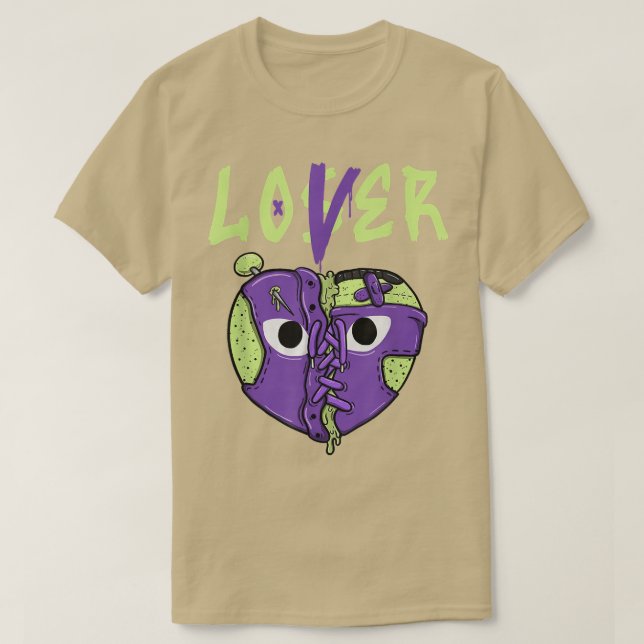 T-shirt Costume Coeur Patché Loser Pastel Goth Hall (Design devant)