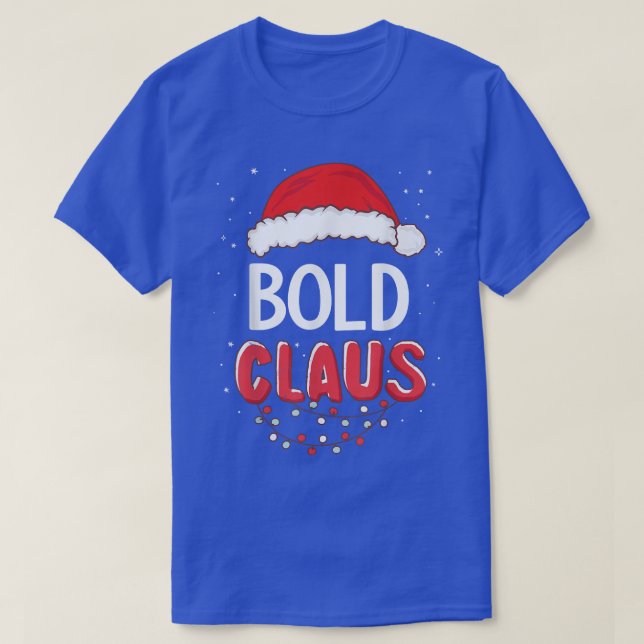 T-shirt Costume collant de Noël du Père Noël gras  (Design devant)