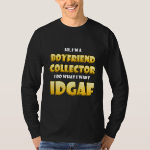 T-shirt Costume Collector Du Garçon Ami De La Fille Amis