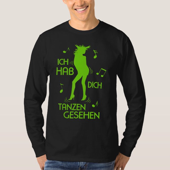 T-shirt Costume Cordula Dance Party Carnaval vert (Devant)