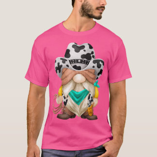 T-shirt Costume Cute Cowboy Pour Femmes Avec Impression La