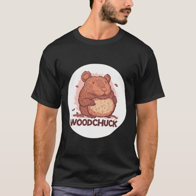 T-shirt Costume Cute En Bois Pour Les Amateurs D'Animaux D (Devant)