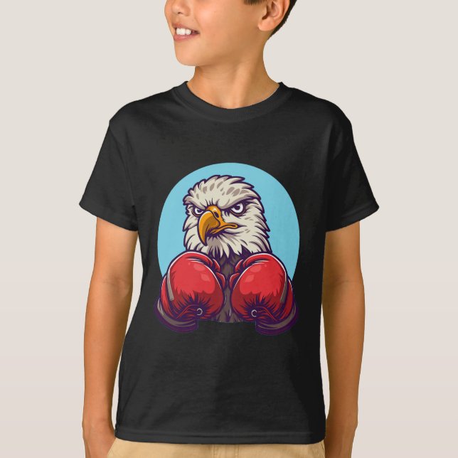 T-shirt Costume d'aigle en boîte Extraordinaire avec gants (Devant)