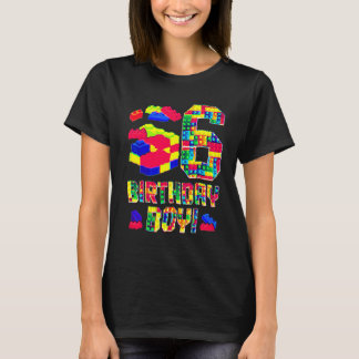 T-shirt Costume d'anniversaire 6 ans Bâtiment Bo