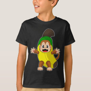 T-shirt Costume de banane singe