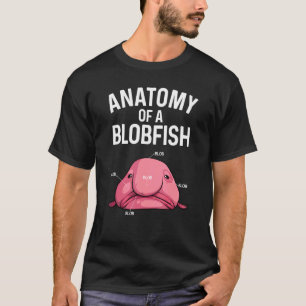 T-shirt Costume de blobfish pour enfants hommes femmes poi