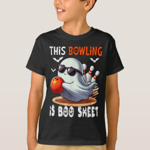 T-shirt Costume de Bowling Is Boo Sheet pour Halloween Jou