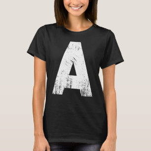 T-shirt Costume de Carnaval d'Halloween de Tamia Lettre A