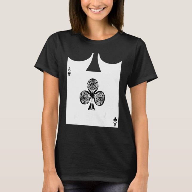 T-shirt Costume De Carte De Jeu D'Halloween D'Origine Alic (Devant)