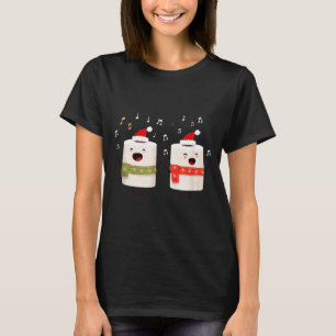 T-shirt Costume de chant de Noël pour papiers toilette drô
