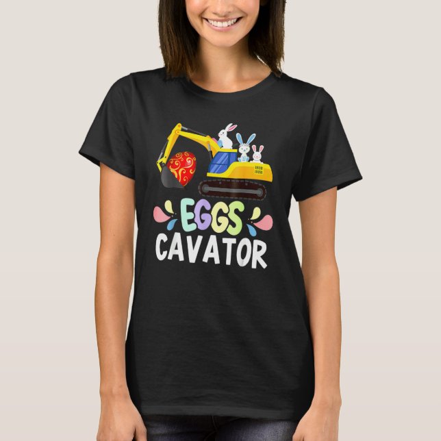 T-shirt Costume De Chasse Aux Oeufs De Pâques Pour Les Enf (Devant)