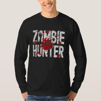 T-shirt Costume de chasseur de zombies Halloween Tache de