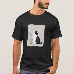 T-shirt Costume de chat de graines de pissenlit mignon