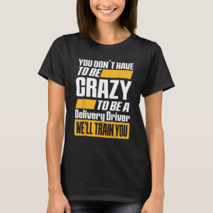 T-shirt costume de chauffeur de livraison pour travailleur