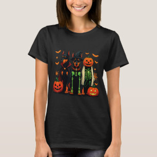 T-shirt Costume de chien drôle de sorcière fantôme momie D