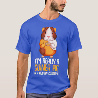 T-shirt Costume de cochon de Guinée Je suis vraiment un co