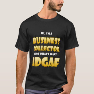 T-shirt Costume De Collecteur Pour Entrepreneur