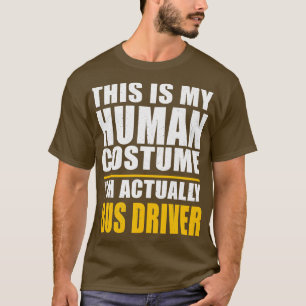 T-shirt Costume de conducteur d'autobus Coach Bus Humour h
