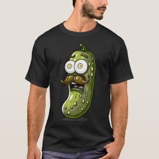 T-shirt Costume de cornichon drôle avec moustache pour lég