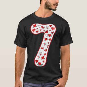 T-shirt Costume de couple numéro 7 Duo 67 Mème Six Sept Va
