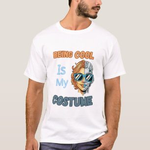 T-shirt Costume de cyborg cool Art Halloween rétro