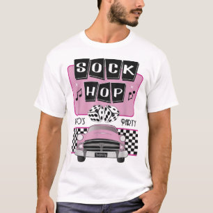T-shirt Costume de danse rock-hop des années 1950 Retro l