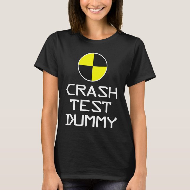 T-shirt Costume de Dernière Minute de test de crash Hallow (Devant)