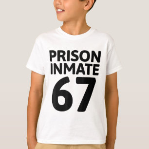 T-shirt Costume de détenu de prison 67 Halloween Memes Pri
