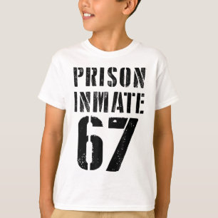 T-shirt Costume de détenu de prison 67 Halloween Prison Pr