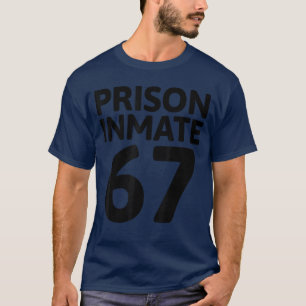 T-shirt Costume de détenu de prison 67 pour Halloween Mème