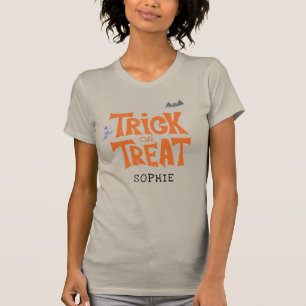 T-shirt Costume de famille assorti pour Halloween « Trick