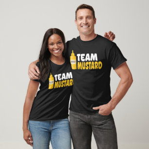 T-shirt Costume de famille de moutarde jaune