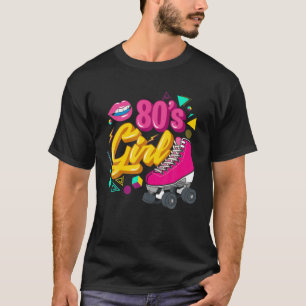 T-shirt Costume de fête 80S Thème de fête tenue de soirée 