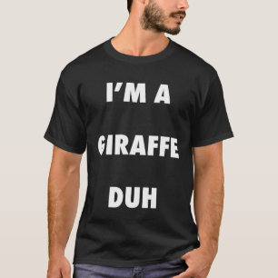 T-shirt Costume De Giraffe D'Halloween Facile Pour Homme F