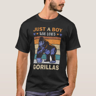 T-shirt Costume de gorille mignon pour homme, juste un gar