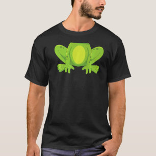 T-shirt Costume de grenouille Cou Enfants Cute Frog Hallow