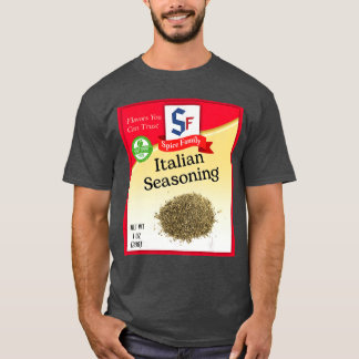 T-shirt Costume de groupe d'épices d'assaisonnement italie
