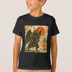 T-shirt Costume de guerrier japonais samouraï Mothman Sumi