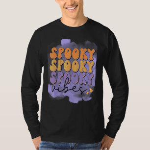 T-shirt Costume de Halloween aux vibrations effrayantes Ti