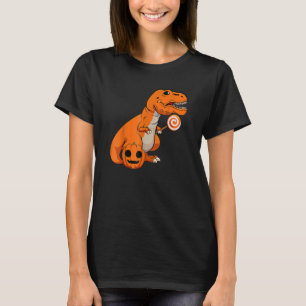 T-shirt Costume de Halloween paresseux Dinosaur Trick Or T