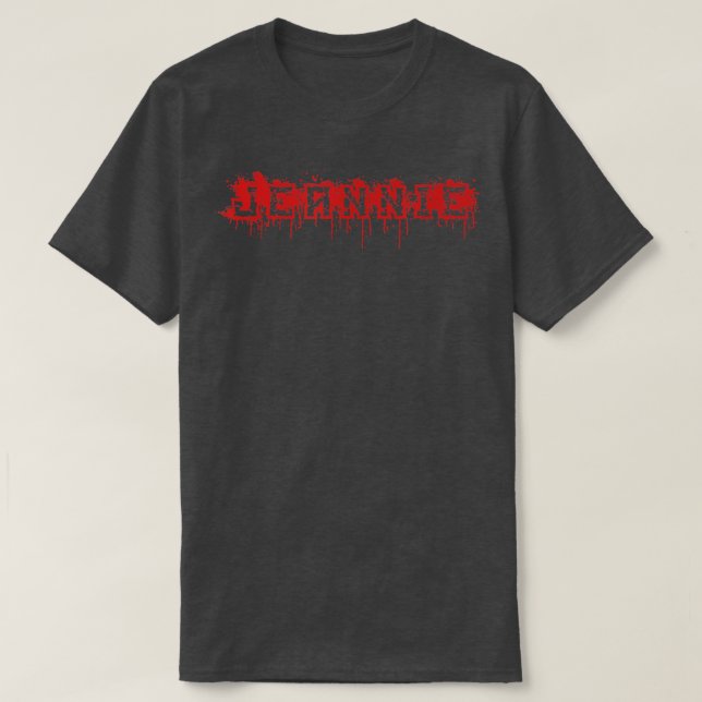 T-shirt Costume de Halloween personnalisé avec le prénom J (Design devant)