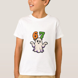 T-shirt Costume de Halloween Scp 67 Mignon Fantôme Meme Si
