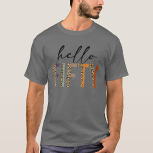 T-shirt Costume de Hello Fifty Women 50th Birthday Costume
