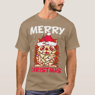T-shirt Costume de hérisson de Noël Fée de neige Père Noël