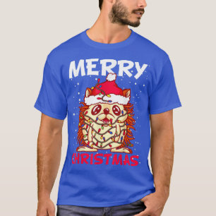 T-shirt Costume de hérisson de Noël Fée de neige Père Noël