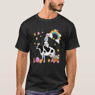 T-shirt Costume de jour de Pâques de vache à cheval de lap